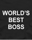Marškinėliai World's best boss Marškinėliai World's best boss